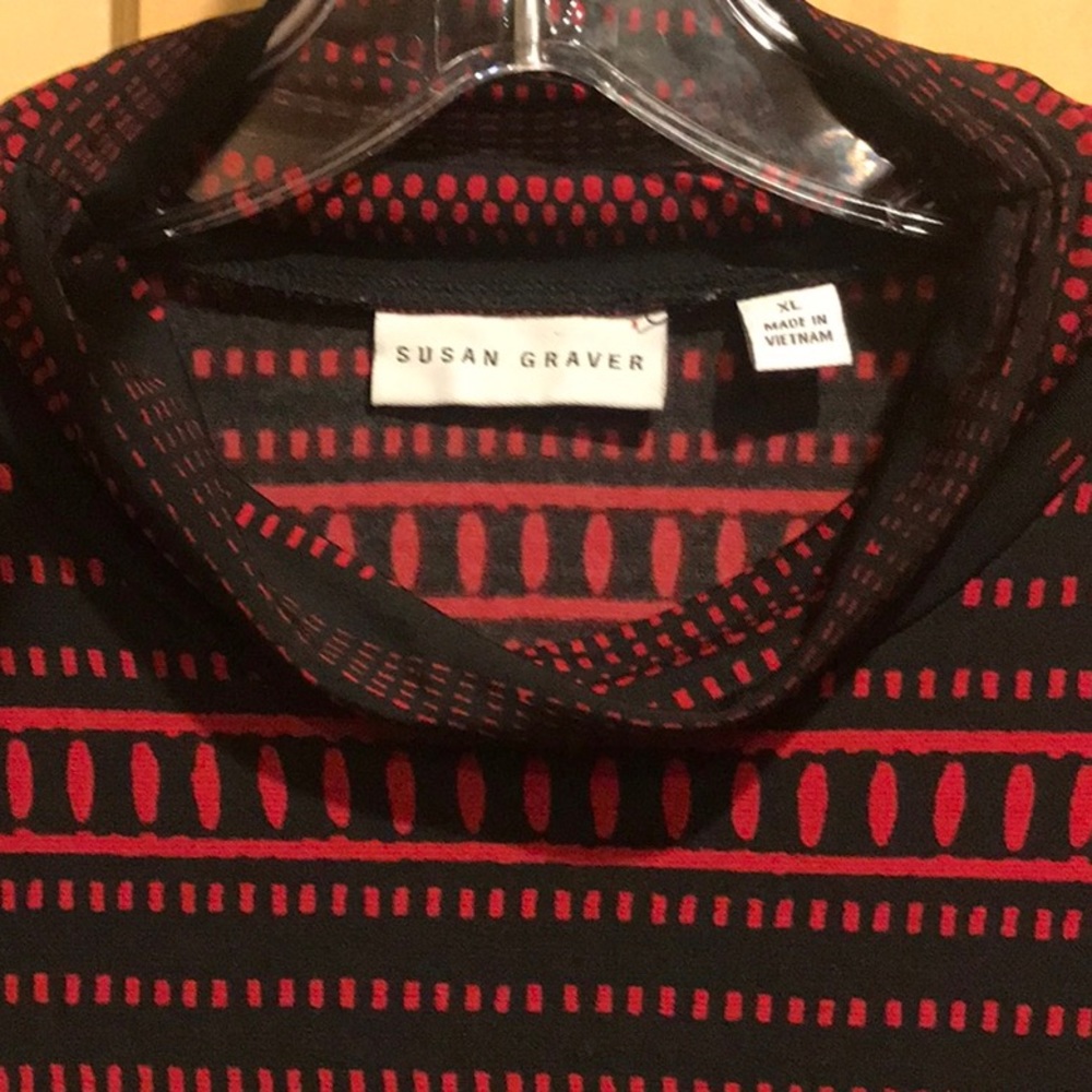 Susan Graver tunic top - Picture 3 of 6